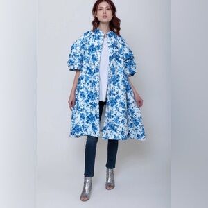 MILLE Josephine coat - blue floral / XXS